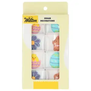 Easter Vibes - valgomos dekoracijos, 8 vnt