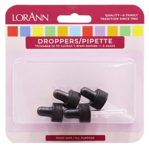 Lašintuvai-dangteliai (pipetės) LorAnn aromatams, 4 vnt