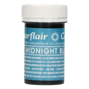 Midnight Blue - mėlyna - koncentruoti maistiniai dažai, 25 g