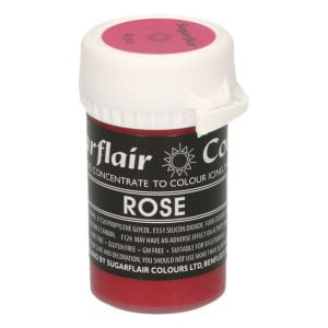 Rose Pastel - rožė - rožiniai koncentruoti maistiniai dažai, 25 g