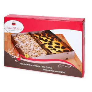 Cake Masters keturkampis reguliuojamas rėmas su skirikliu