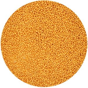 Gold Nonpareils - auksiniai cukriniai perliukai, 80 g