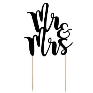 Mr&Mrs Black - torto dekoracija
