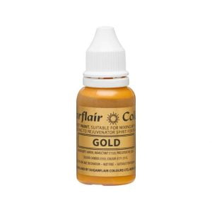 Droplet Paint Gold - auksiniai skysti maistiniai dažai, 14 ml
