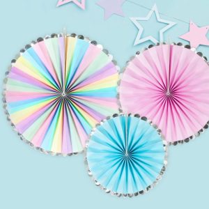 Unicorn decorative Rosettes - dekoracijų rinkinys, 3 vnt