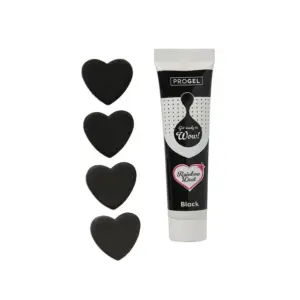 ProGel Black - juodos spalvos geliniai dažai, 25 g