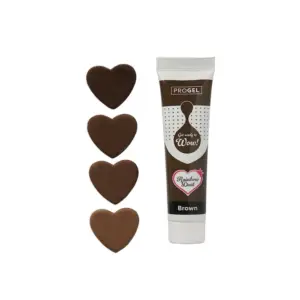 ProGel Brown - rudos spalvos geliniai dažai, 25 g