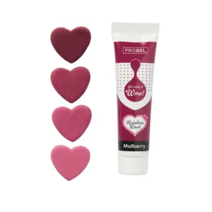 ProGel Mulberry - bordiniai maistiniai dažai, 25 g