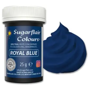 Royal Blue - karališkai mėlyna - koncentruoti maistiniai dažai, 25 g