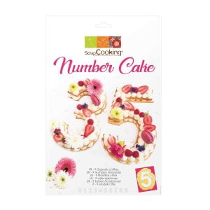 Number Cake - skaičiai - torto trafaretų rinkinys, 9 vnt
