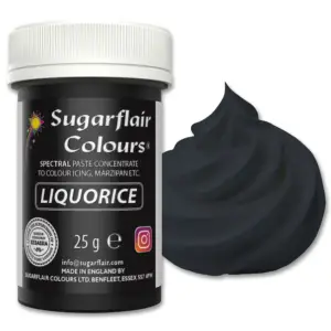 Liquorice Black - spectral - juodi koncentruoti maistiniai dažai, 25 g