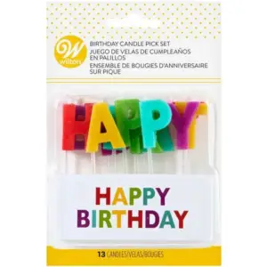 Happy Birthday žvakučių rinkinys, 13 vnt