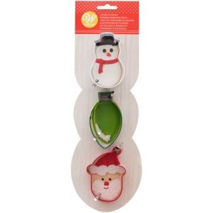 Snowman-Bulb-Santa - pjoviklių rinkinys, 3 vnt