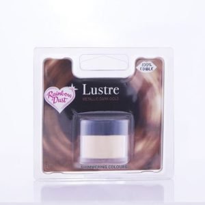 Metallic Dark Gold - tamsiai auksinės spalvos sausi dažai, 3 g