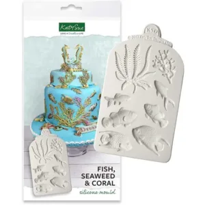 Fish, Seaweed and Coral - silikoninė forma