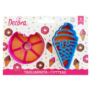 Donut and Ice Cream - spurga ir ledai - pjovikliai, 2 vnt