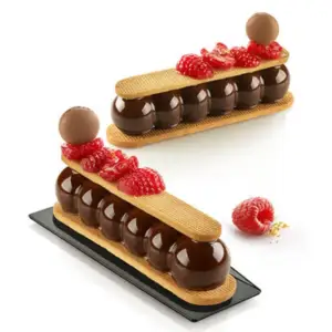 Truffle Eclair - 3D silikoninės formos ir pjoviklio rinkinys