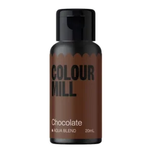 Chocolate (šokoladas) Colour Mill Aqua Blend – maistiniai dažai, 20 ml