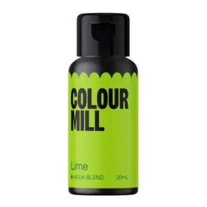 Lime (laimas) Colour Mill Aqua Blend – maistiniai dažai, 20 ml