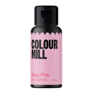Baby Pink (rožinė) Colour Mill Aqua Blend – maistiniai dažai, 20 ml