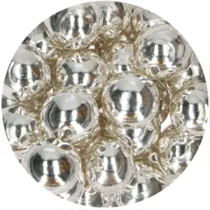 Metallic Silver Choco Crispy Balls - sidabriniai traškūs šokoladiniai burbulai, 130 g