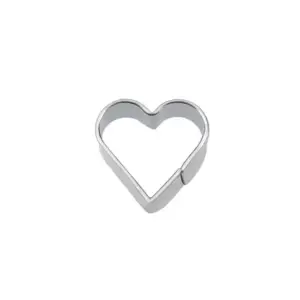 Mini Heart - širdutė - metalinis pjoviklis, 1.5 cm