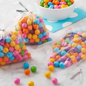 Clear Mini - skaidrūs pakavimo maišeliai su užrišimo juostelėmis, 100 vnt
