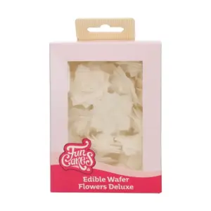 Rose Rosalia White M - baltos rožės - vaflinės gėlės, 15 vnt