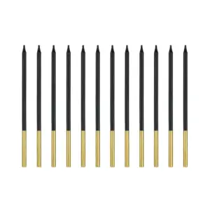Black Gold - juodos su auksu torto žakutės, 12 vnt