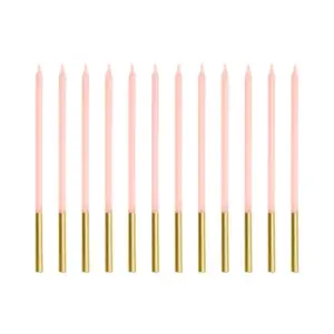 Pink Gold - rausvos su auksu torto žakutės, 12 vnt