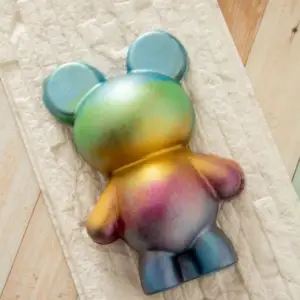Mini Teddy - forma šokoladui (meškiukas), 3 dalių