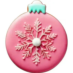 Christmas Ball (kalėdinis žaisliukas) - metalinis pjoviklis, 8 cm