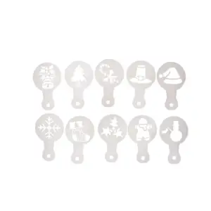 Christmas Stencils - kalėdinių trafaretų rinkinys, 20 vnt