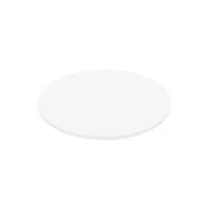 30 cm Masonite Matt White - matinis baltas kietas padėklas