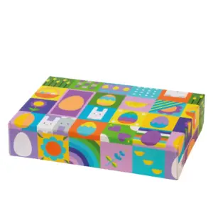 Easter Patchwork – dėžutė skanėstams, 23.5 x 16 x 5 cm