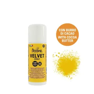 Yellow Velvet - geltonas purškiamas aksomas / veliūras