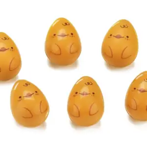 Chicks - viščiuko formos šokoladiniai kiaušiniai, 6 vnt