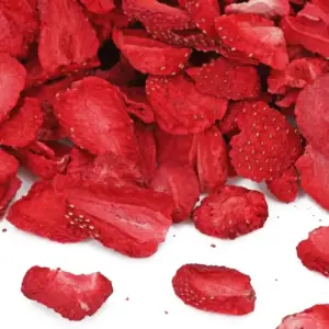 Liofelizuotų braškių griežinėliai, 25 g