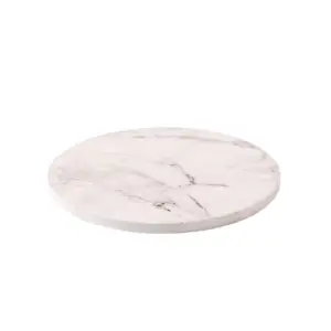 Grey Marble Drum - pilkas tvirtas apvalus torto padėklas, 30 cm