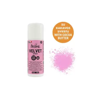 Pink Velvet - rožinis purškiamas aksomas / veliūras