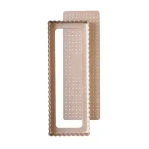 Perforated Narrow Gold Line - perforuota pailga tarto forma