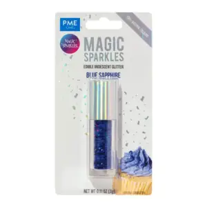 Blue Sapphire Magic - mėlyni valgomi blizgučiai, 3 g