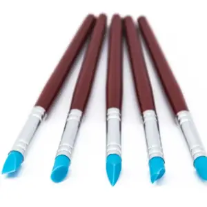 Dekofee Silicone Brushes - silikoniniai teptukai, 5 vnt