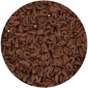 Brown Letters - valgomos raidelės, 50 g